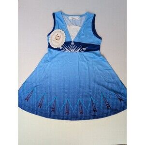 Princess Elsa Inspired Girl's Casual Dress Size 3T Blue Daily Disney Park Wear